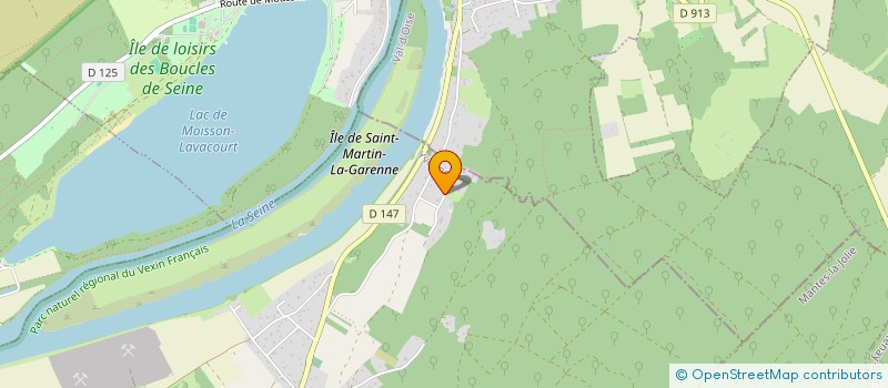 localisation de l'entreprise SCI LES PRES DE SEINE  SAINT-MARTIN-LA-GARENNE