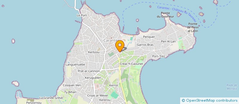 localisation de l'entreprise SCI LES PRES DU CYGNE  CARANTEC