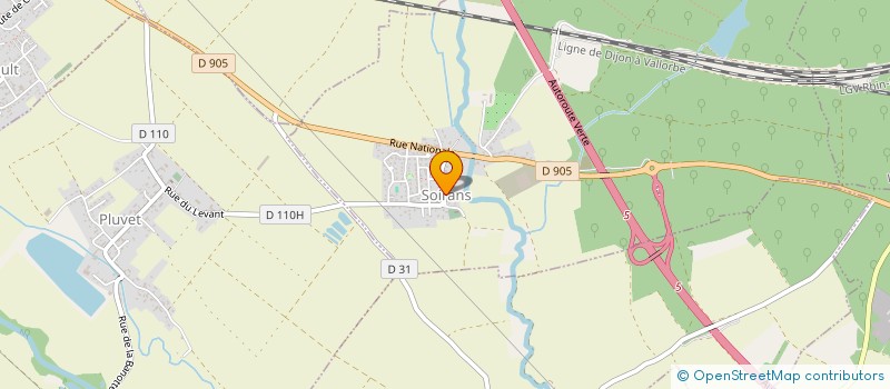 localisation de l'entreprise SCI LES PRES DU MOULIN  SOIRANS