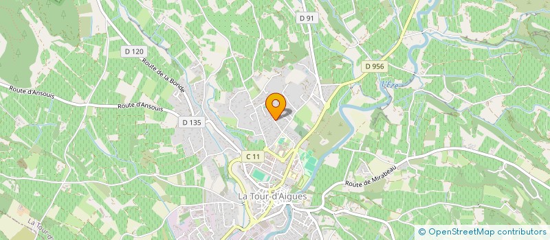 localisation de l'entreprise SCI LES PRES NEUFS  LA TOUR-D'AIGUES