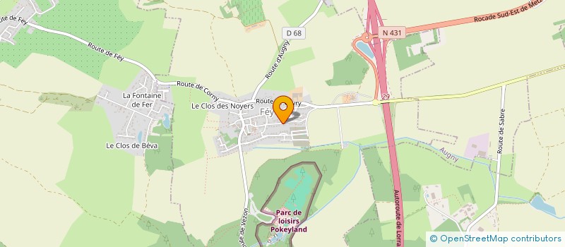 localisation de l'entreprise SCI LES PRES PM  FEY