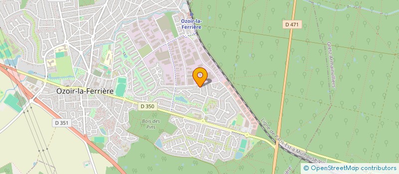 localisation de l'entreprise SCI LES PRES VERTS  OZOIR-LA-FERRIERE