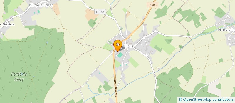 localisation de l'entreprise SCI LES PRESELOIGNES  ORVILLIERS