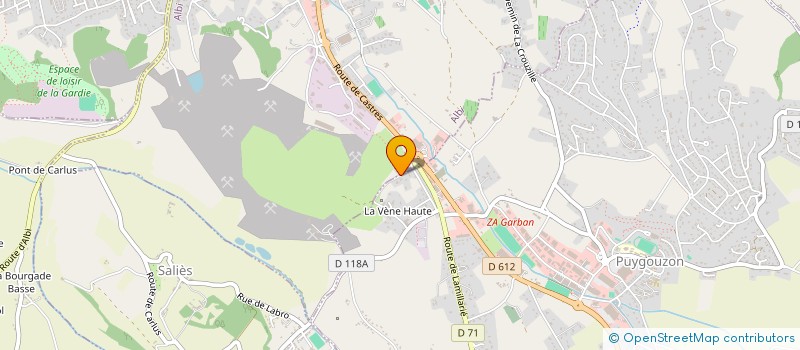 localisation de l'entreprise SCI LES PRESSOIRS à ALBI