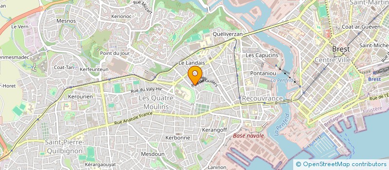 localisation de l'entreprise SCI LES PRIMEVERES  BREST