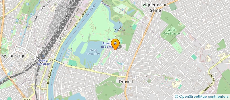 localisation de l'entreprise SCI LES PRIMEVERES à DRAVEIL