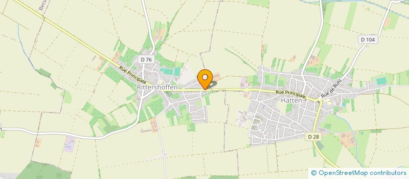 localisation de l'entreprise SCI LES PRIMEVERES  RITTERSHOFFEN