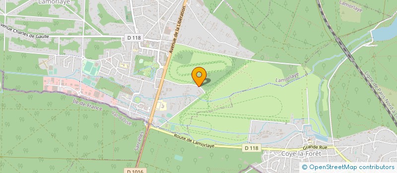 localisation de l'entreprise SCI LES PRINCES BLANCS  LAMORLAYE