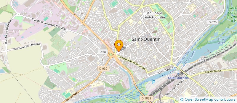localisation de l'entreprise SCI LES PRINCESSES à SAINT-QUENTIN