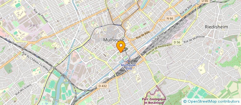 localisation de l'entreprise SCI LES PROMENADES DE LA BLIES à MULHOUSE