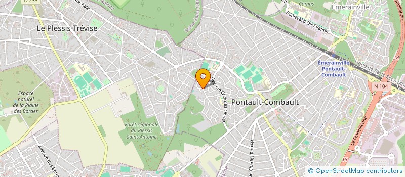 localisation de l'entreprise SCI LES PROPHETES  PONTAULT-COMBAULT