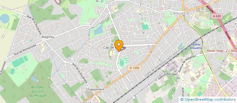 localisation de l'entreprise SCI LES PROVINCES à PESSAC