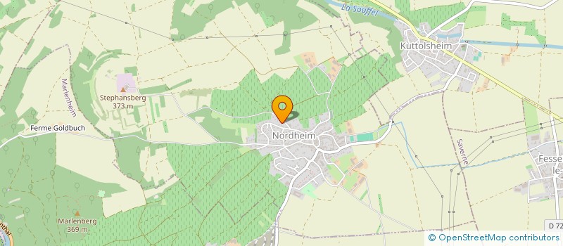 localisation de l'entreprise SCI LES PRUNELLES  NORDHEIM