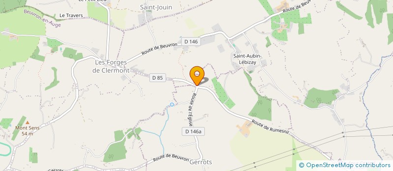 localisation de l'entreprise SCI LES PRUNERAIES  SAINT-OUEN-LE-PIN