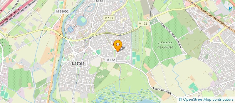 localisation de l'entreprise SCI LES PRUNUS à LATTES