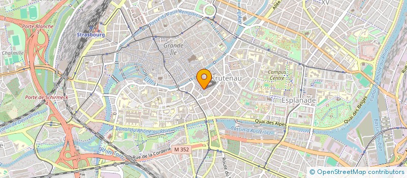 localisation de l'entreprise SCI LES PTITS GAVROCHES  STRASBOURG