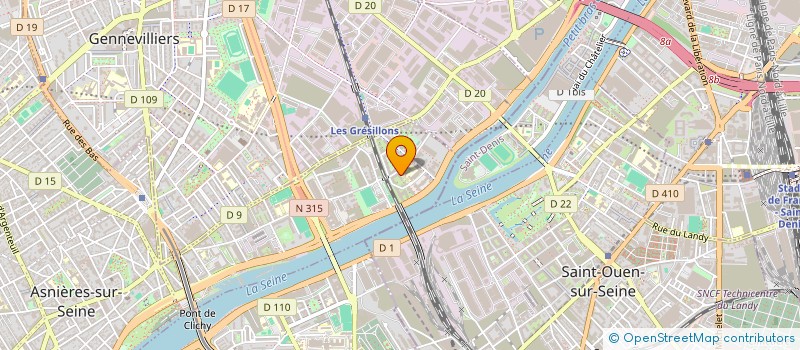 localisation de l'entreprise SCI LES PUCES à ASNIERES-SUR-SEINE