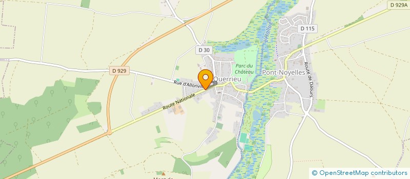 localisation de l'entreprise SCI LES PUITS TOURNANTS  QUERRIEU