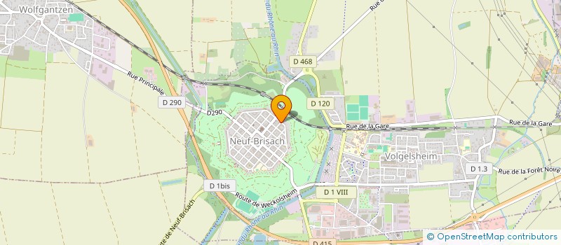 localisation de l'entreprise SCI LES PULSATILLES DE HAUTE-ALSACE  PONTENX-LES-FORGES