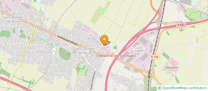 localisation de l'entreprise SCI LES PYES  SAINT-LAURENT-DE-MURE