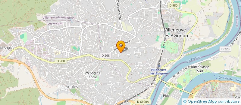 localisation de l'entreprise SCI LES PYRACANTHAS à VILLENEUVE-LES-AVIGNON