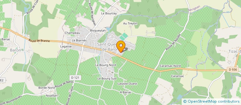 localisation de l'entreprise SCI LES PYRAMIDES  SAINT-QUENTIN-DE-BARON