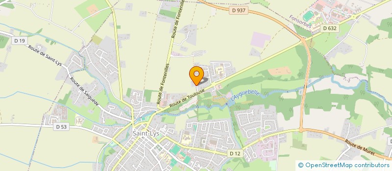 localisation de l'entreprise SCI LES PYRENEES  SAINT-LYS