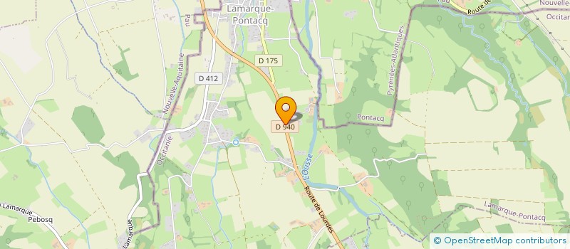 localisation de l'entreprise SCI LES PYRENEES  LAMARQUE-PONTACQ