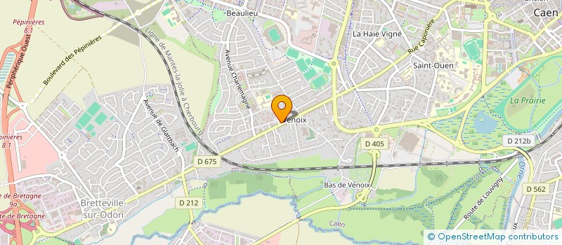 localisation de l'entreprise SCI LES PYRENEES  CAEN