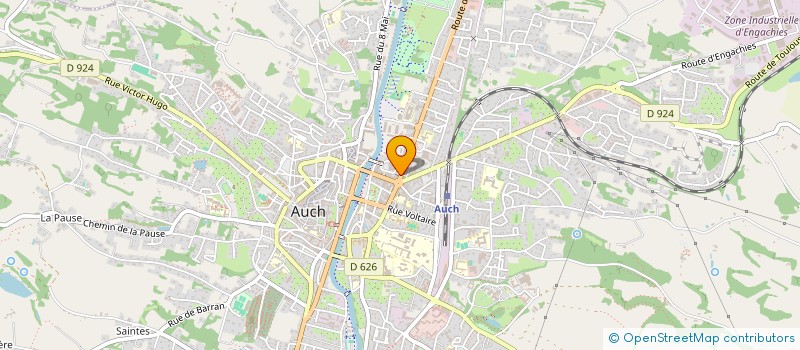 localisation de l'entreprise SCI LES PYRENEES à AUCH