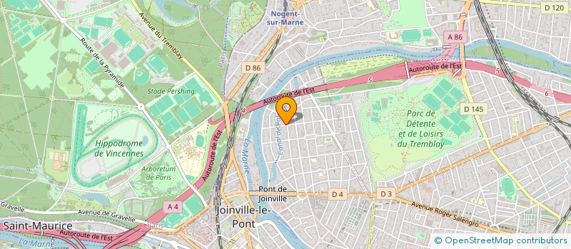 localisation de l'entreprise SCI LES QUADRAS à JOINVILLE-LE-PONT