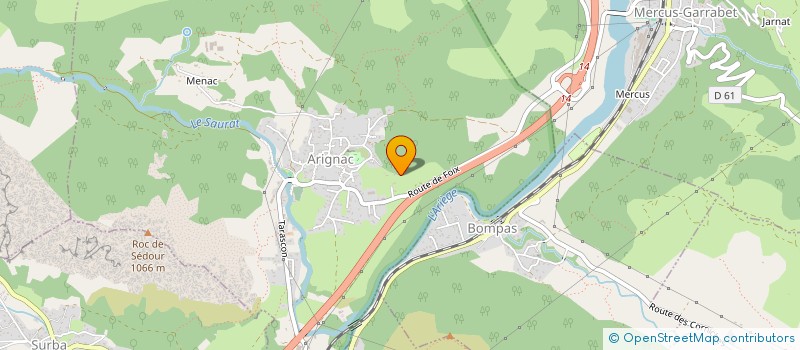 localisation de l'entreprise SCI LES QUAIS à ARIGNAC