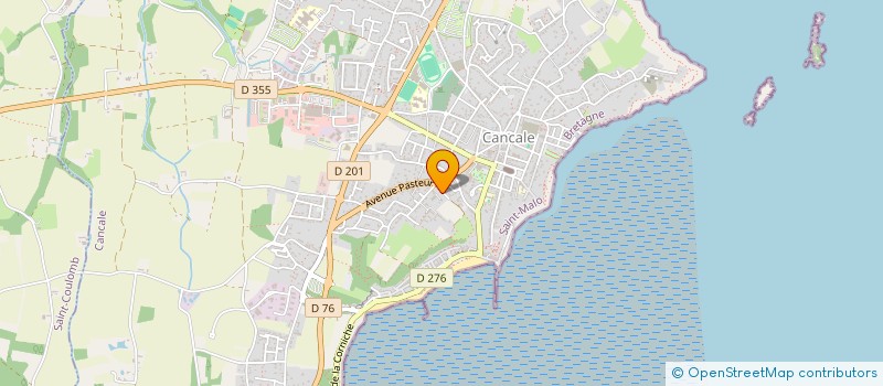 localisation de l'entreprise SCI LES QUAIS  CANCALE