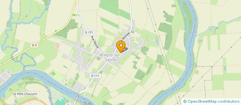 localisation de l'entreprise SCI LES QUAIS D'EMERAUDE  BRAGNY-SUR-SAONE