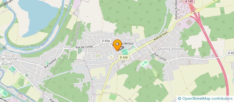 localisation de l'entreprise SCI LES QUAIS DE POMPONNE à COUILLY-PONT-AUX-DAMES
