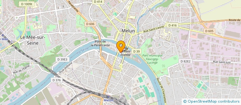 localisation de l'entreprise SCI LES QUAIS DE SEINE NOTRE DAME à MELUN