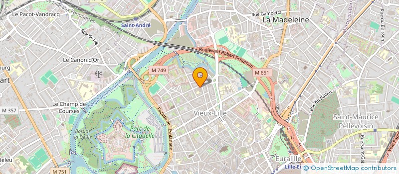 localisation de l'entreprise SCI LES QUAIS DU VIEUX LILLE à LILLE