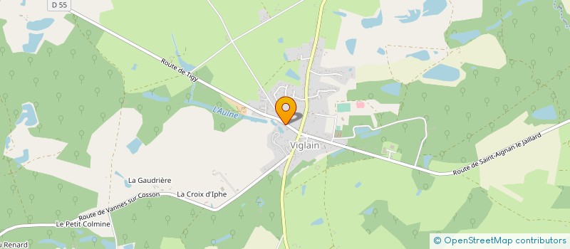 localisation de l'entreprise SCI LES QUANTINIERES  VIGLAIN