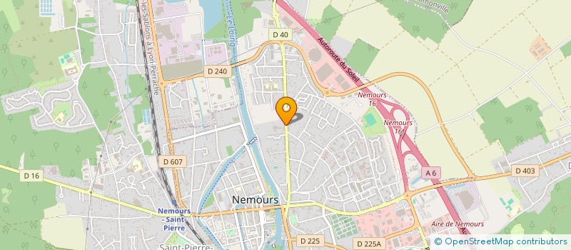 localisation de l'entreprise SCI LES QUARANTE  NEMOURS