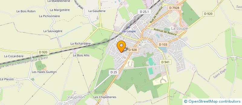 localisation de l'entreprise SCI LES QUARTIERS à LA LOUPE
