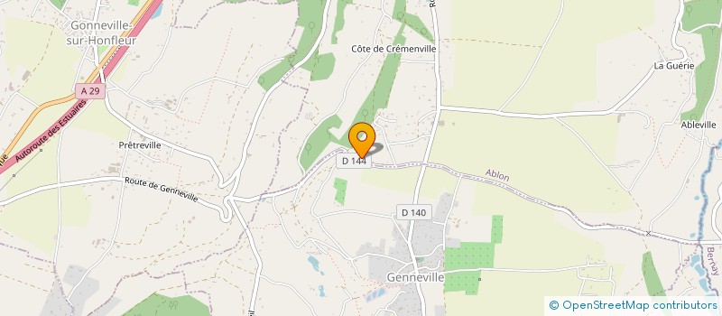 localisation de l'entreprise SCI LES QUAT'PATS  ABLON