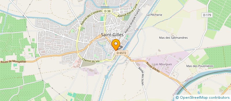 localisation de l'entreprise SCI LES QUATRE A à SAINT-GILLES