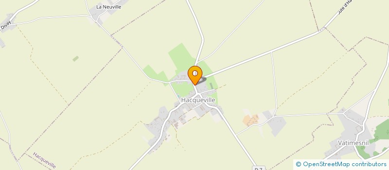 localisation de l'entreprise SCI LES QUATRE AS  HACQUEVILLE