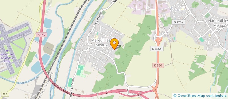 localisation de l'entreprise SCI LES QUATRE B à MAREUIL-LES-MEAUX