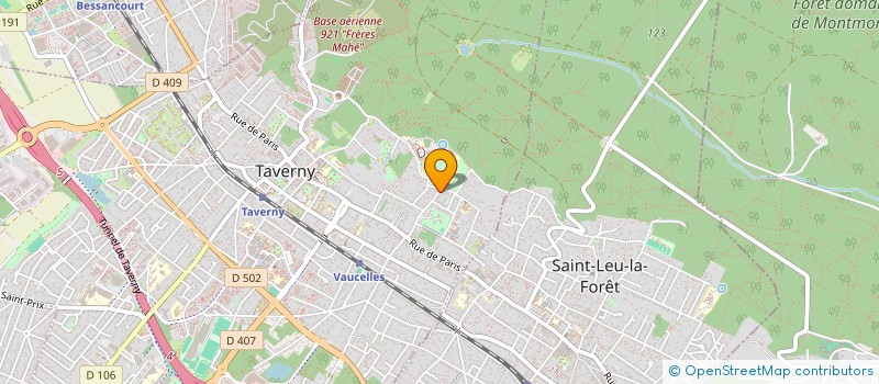 localisation de l'entreprise SCI LES QUATRE B  TAVERNY