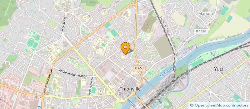 localisation de l'entreprise SCI LES QUATRE B à THIONVILLE