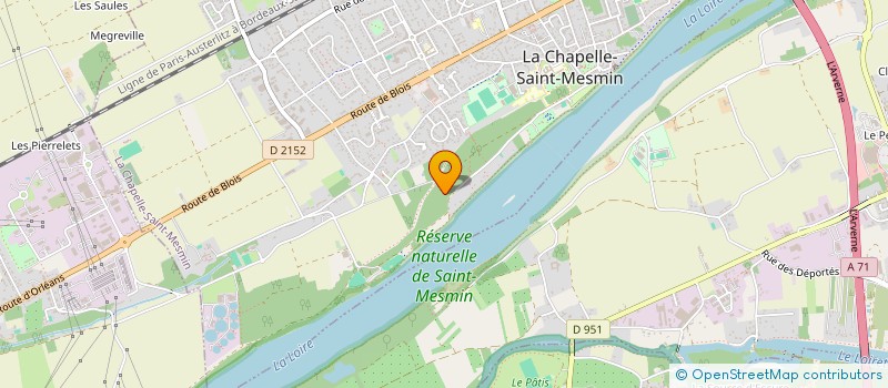 localisation de l'entreprise SCI LES QUATRE CHEMINEES N 23 à LA CHAPELLE ST MESMIN