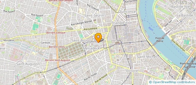 localisation de l'entreprise SCI LES QUATRE CHEMINS  BORDEAUX