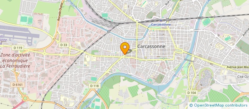 localisation de l'entreprise SCI LES QUATRE CHEMINS à CARCASSONNE