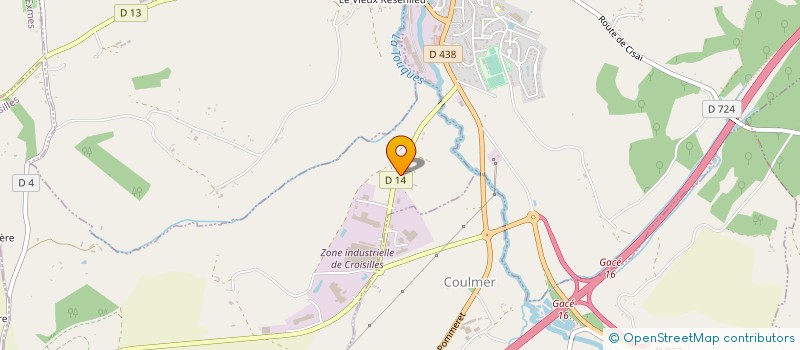 localisation de l'entreprise SCI LES QUATRE COMMUNES à LE SAP-ANDRE